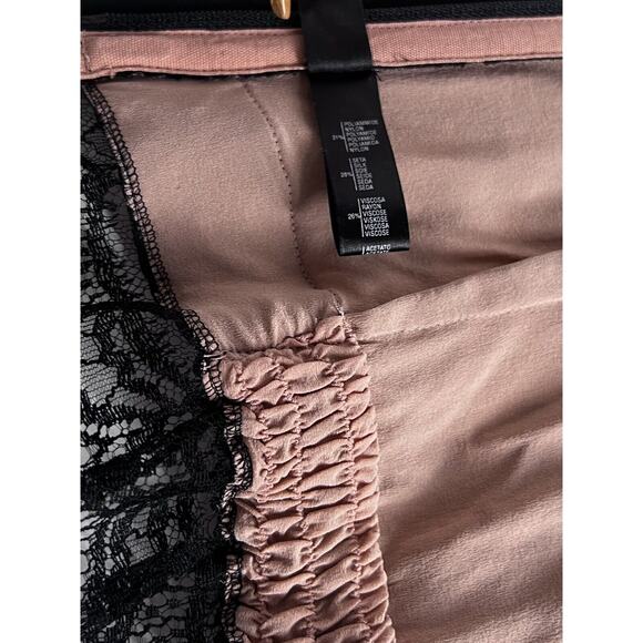 vtg LA PERLA cami y2k goth grunge Black Lace TOP Bustier Camisole Size 44 NWT - Picture 6 of 9